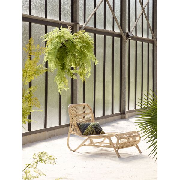 Chaise-longue en rotin modèle Kim