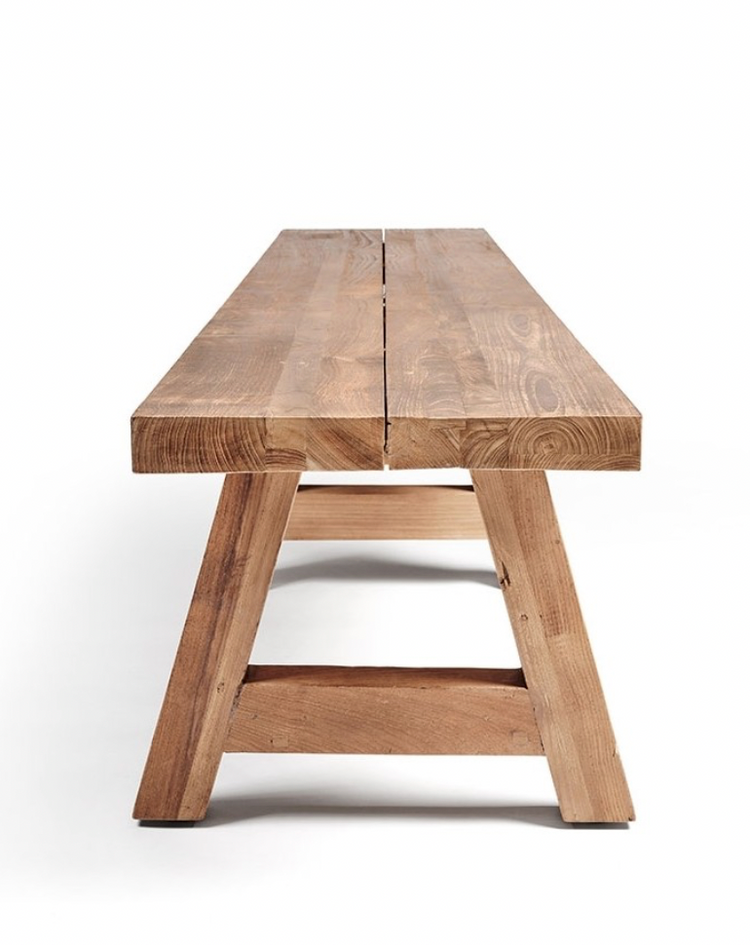 Banc CANTINA en teck recyclé