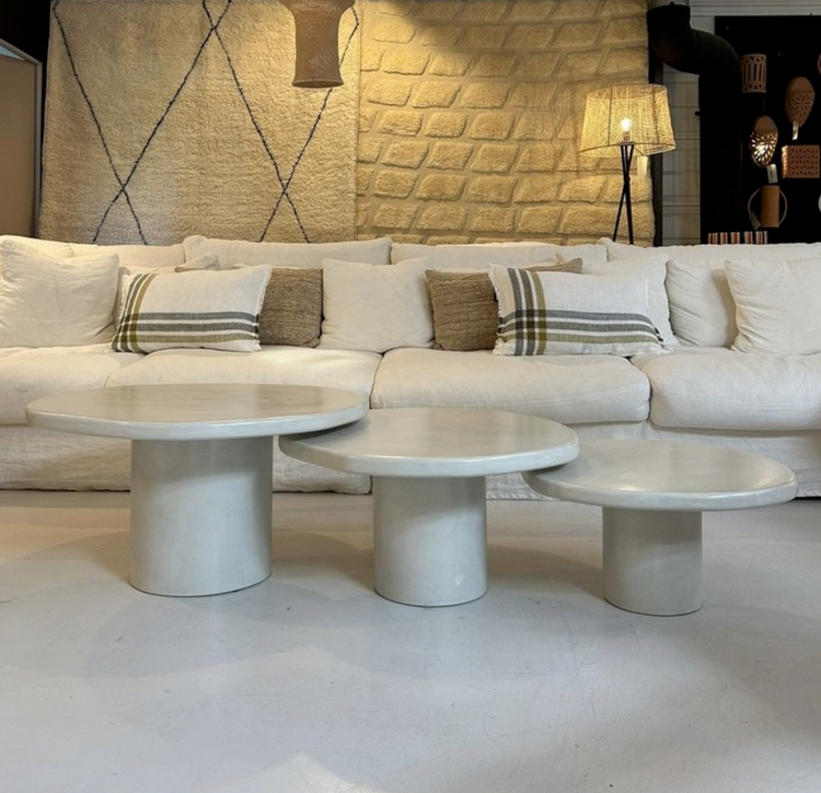 Table basse béton ciré MOGADOR