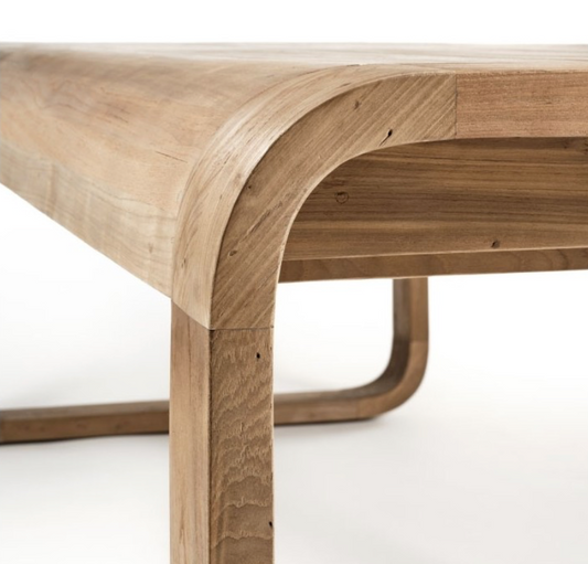 Table à manger BLOOM en teck recyclé