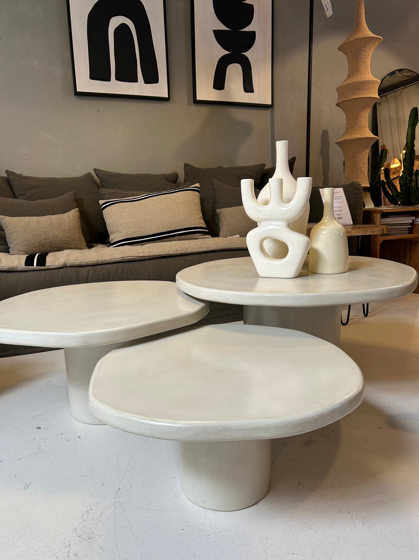 Table basse béton ciré MOGADOR