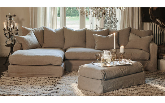 Pouf XL modèle Biarritz 105 x 60 cm