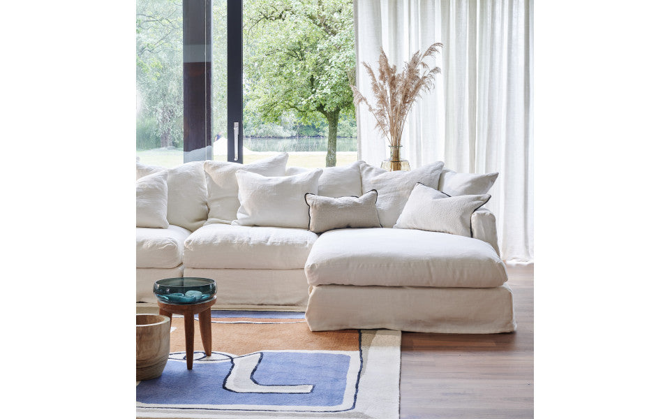 Canapé d'angle modèle Biarritz 303 x 160 cm G/D