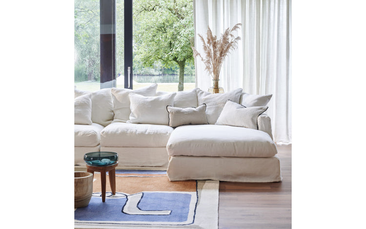 Canapé d'angle modèle Biarritz 303 x 160 cm G/D
