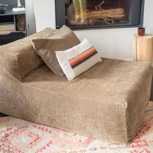 Chauffeuse en velours côtelé Slow