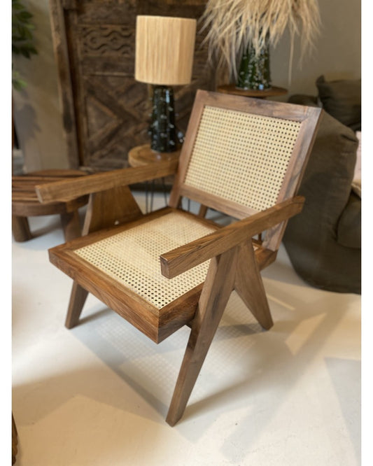 Fauteuil en cannage modèle Portofino