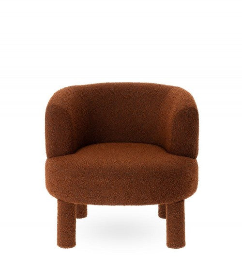 Fauteuil bouclette Terracotta modèle Reisa
