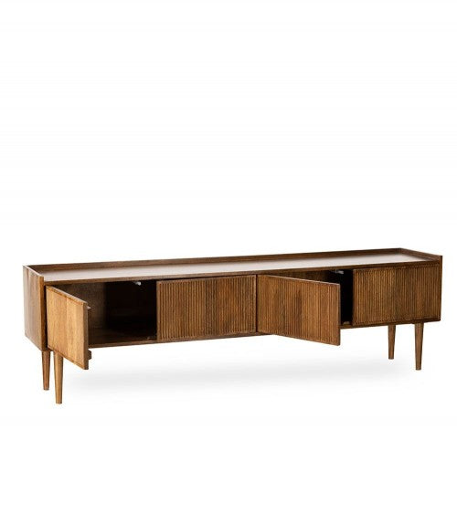 Meuble TV en bois de Manguier modèle Kinara