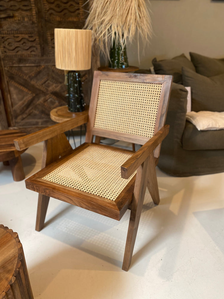 Fauteuil en cannage modèle Portofino