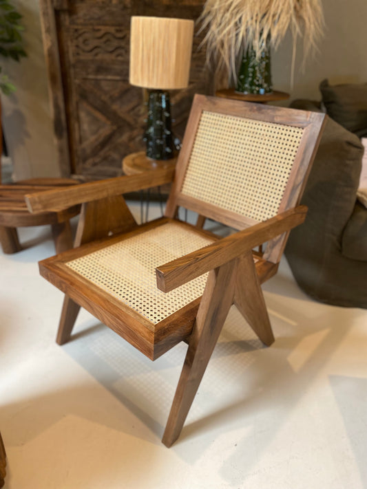 Fauteuil en cannage modèle Portofino