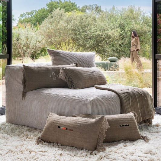 Chauffeuse en velours côtelé Slow