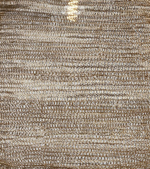 Suspension en fil de fer Doré modèle Nacé