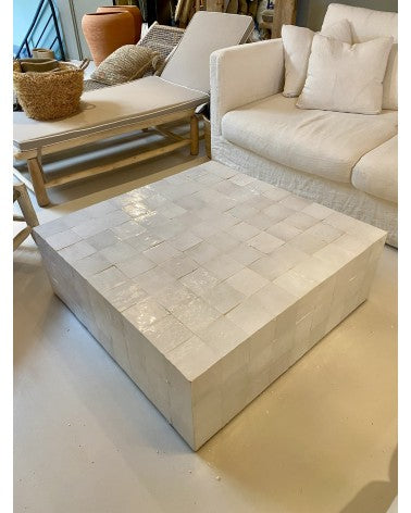 Table basse en zellige Eivissa