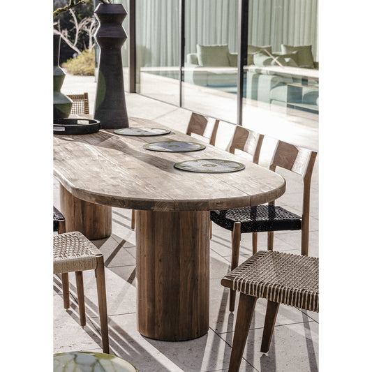 Table à manger GUAJIRA en teck recyclé