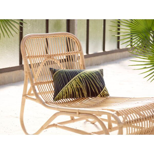 Chaise-longue en rotin modèle Kim