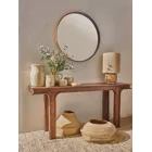 CORDOBA - lampe de table - terre cuite / jute - DIA 18 x H 30 cm - terre cuite