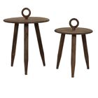 Set de 2 tables basses modèle Tripoli