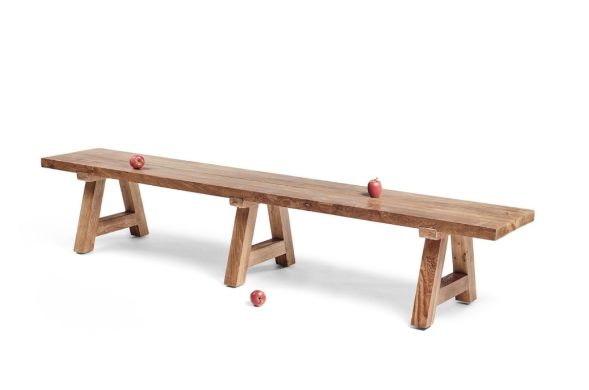 Banc CANTINA en teck recyclé