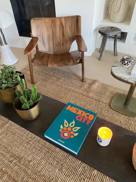 Fauteuil en noyer modèle Atlas