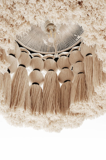 Grande suspension en fils de lin Lace | Westwing Grande suspension en fils de lin Lace | Westwing