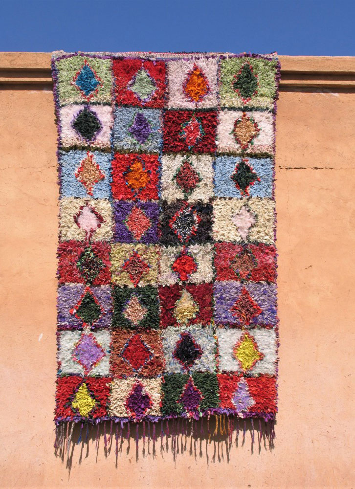 tapis coloré patchwork