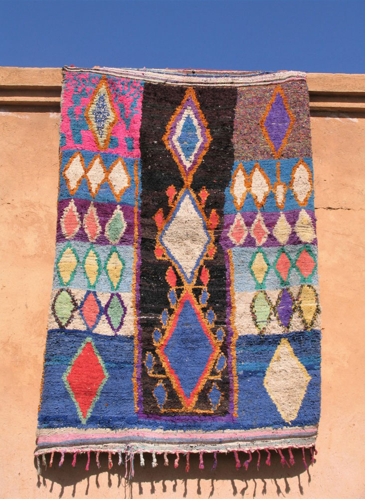 tapis boucherouite marocain