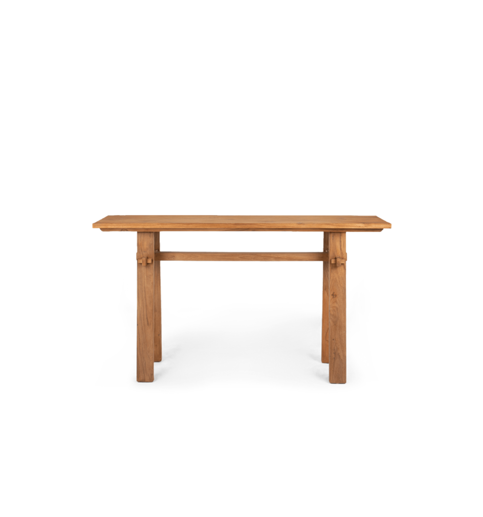 Table d'appoint en bois récupéré